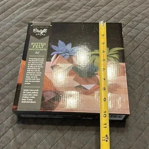 Fun Potted Felt Succulents kit - Picture 3 of 4